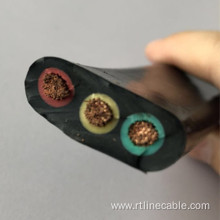 Flexible Copper Rubber Insulation Submersible Flat Cable